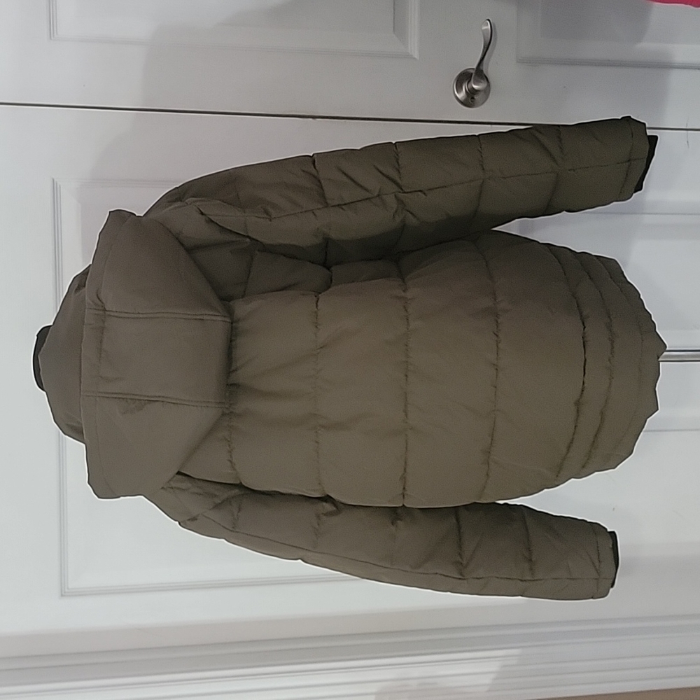 Women's Winter Coat Quilted Puffer Jacket With Removable Hood Valley - Picture 2 of 3